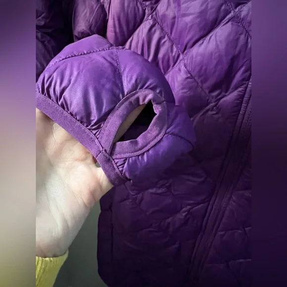 New THE NORTH FACE Youth Big Girls ThermoBall Parka in Gravity Purple Size 14/16 - Picture 6 of 12